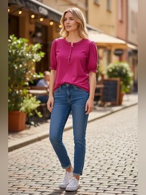 Women’s pink J.Crew blouse size XL